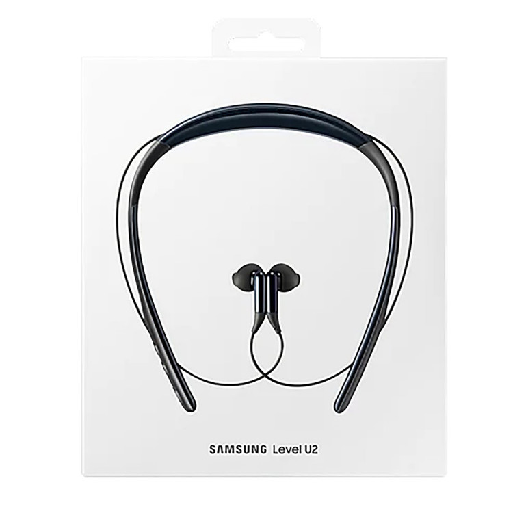 هدفون بلوتوثی گردنی سامسونگ مدل Level U2 بدون قابلیت نویز کنسلینگ، درگاه شارژ USB Type-C، دارای میکروفون داخلی با کیفیت HD، مقاوم در برابر رطوبت و عرق