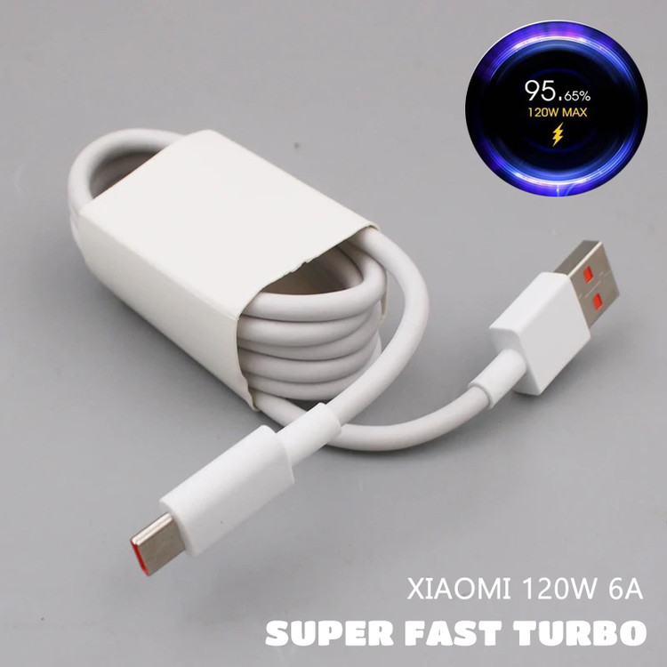 کابل تبدیل USB به USB-C مدل 6A Turbo طول 1 متر
