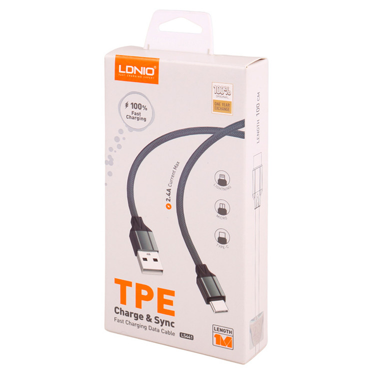 کابل شارژ آیفون از برند LDNIO